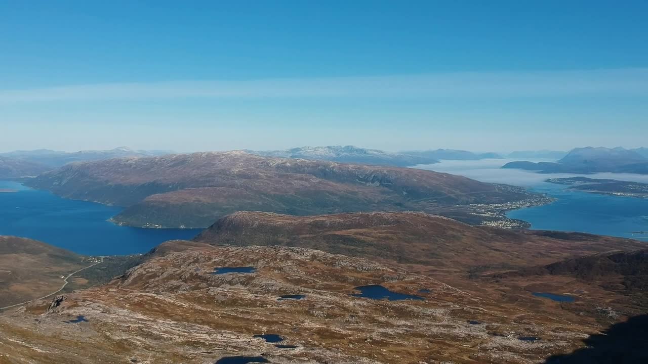 A Vast Land With Body Of Water