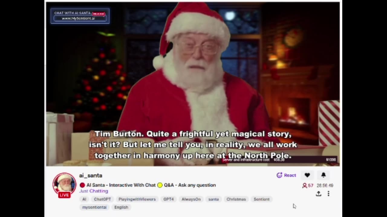 Ai Santa Nightmare Before Christmas