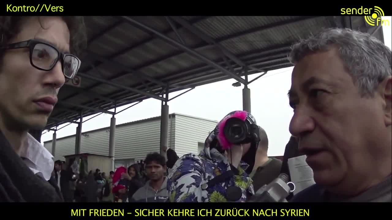 Flüchtlingskrise 2015 - Lokalaugenschein in Nickelsdorf