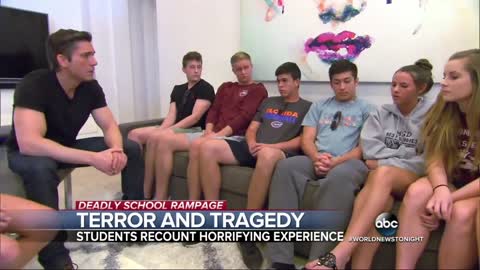 School shooting survivor: 'Kids were bleeding out everywhere'