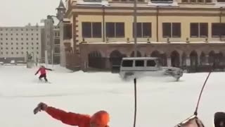 Snowboard einma anders