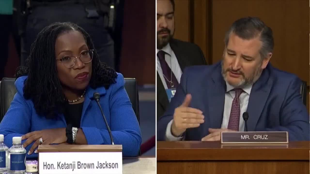 Cruz OBLITERATES Biden's SCOTUS Nominee For Being Unable To Answer What A Woman Is