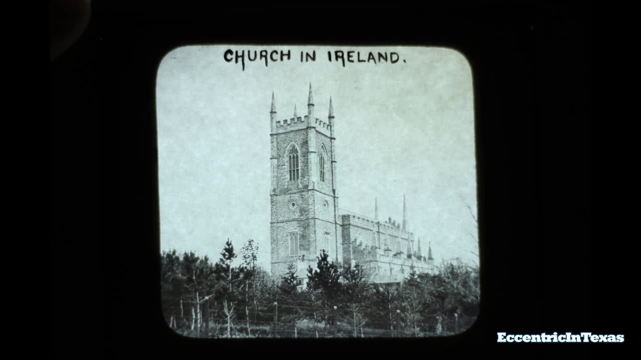 Photos of some old Magic Lantern Slides.