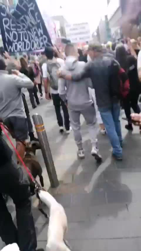 Newcastle UK: Vaccine Passport, Lockdown Protests Aug 14, 2021