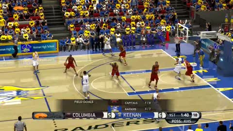 South Carolina High School Basketball NBA 2K14: Rivalry basketball game between Keenan and Columbia