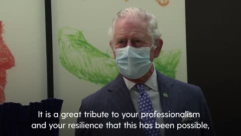 Prince Charles praises NHS as he opens cancer treatment centre