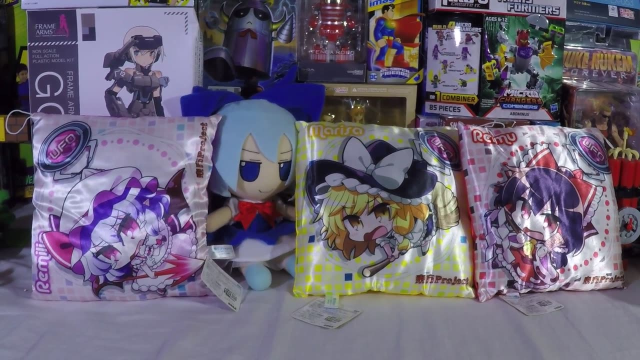 Project Touhou UFO catcher prize pillows