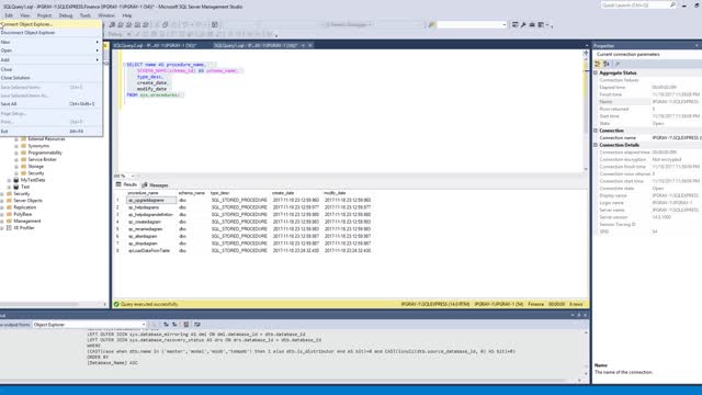 IPGraySpace: SQL Server - How to get the list of stored procedure from SQL Server schema