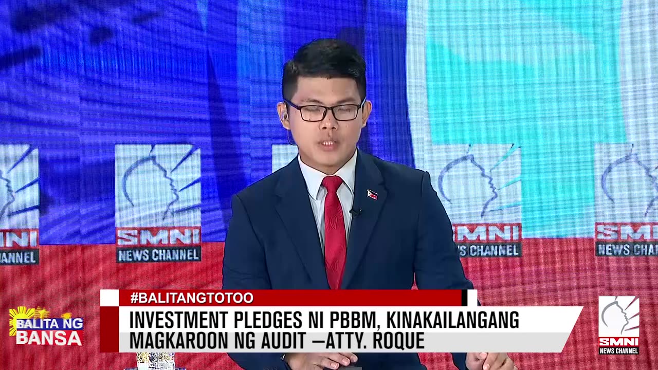 Investment pledges ni PBBM, kinakailangang magkaroon ng audit —Atty. Roque