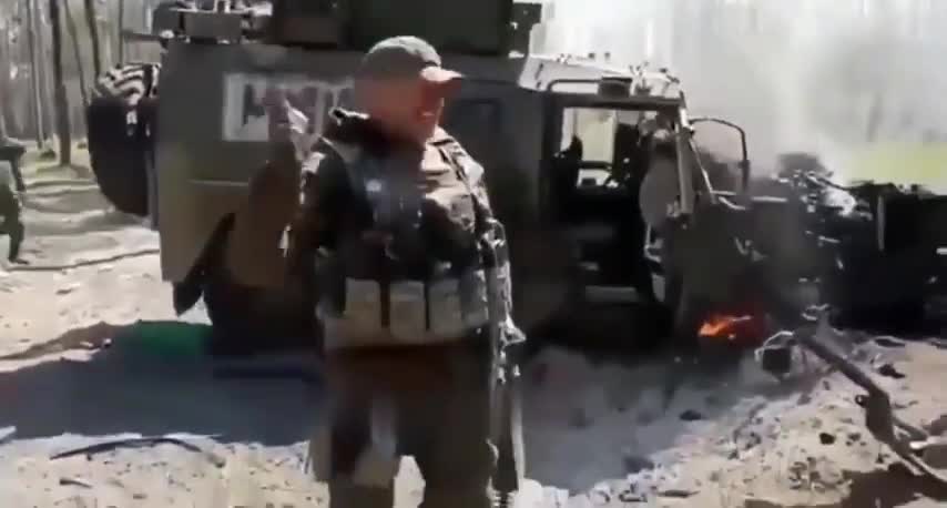 Russian Tiger" was blown up by a mine