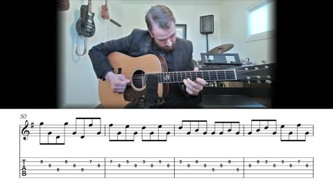 Danny Boy (Londonderry Air) - Crosspicking Guitar Lesson (Sheet Music + TAB)