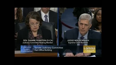 Feinstein Trys to Play Gotcha with Gorsuch and Gets SHUT DOWN