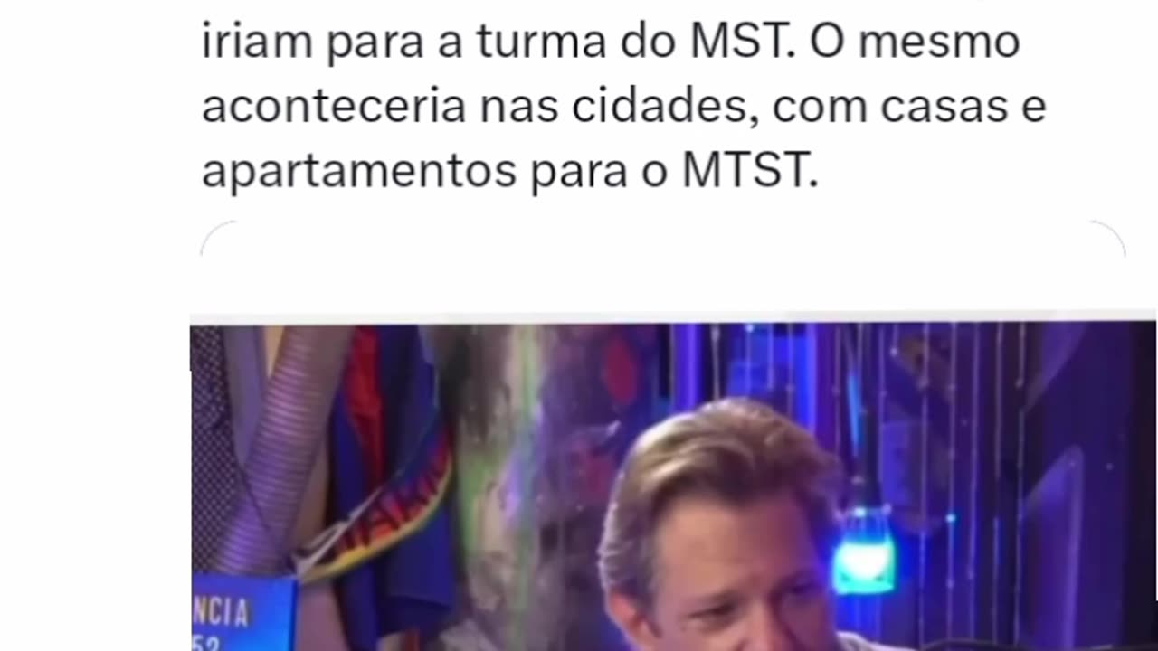 Jair M. Bolsonaro - - A ministra do Planejamento já sugeriu 30% de imposto para os herdeiros. - Numa fazenda de 1.000 hectares, 300 iriam para a turma do MST.