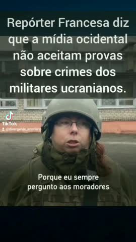 Militares ucranianos estão matando seu próprio povo!