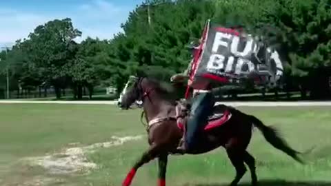 The Beauty Of Riding With A Flag