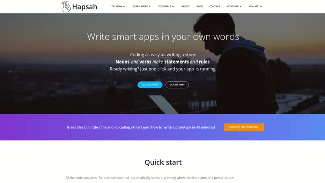 Hapsah - Short intro to writing smart apps