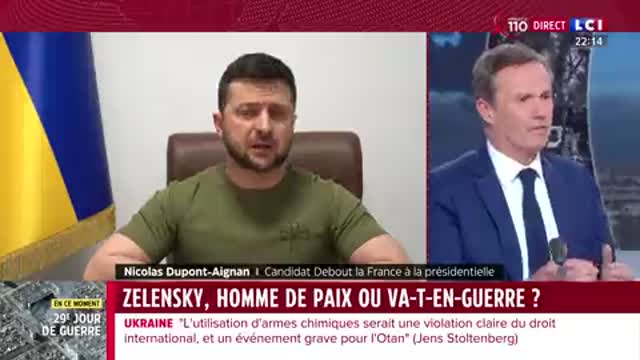 Dupont-Aignan sur le danger Zelenskyy