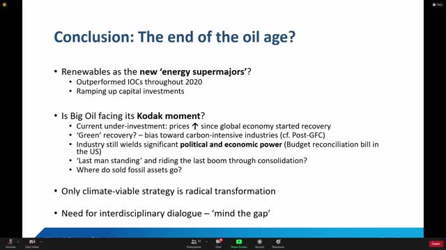 Transition and the Legacy of Fossil Fuels