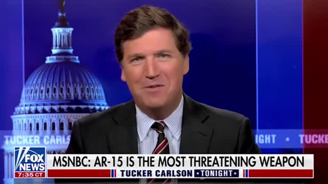 Tucker Carlson RIPS MSNBC Host Over Bizarre Claims About AR-15s