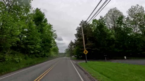 4K Driving Around Pennsylvania PA Wayne County Lake Ariel HonesDale The HideOut Route 191 ASMR FF