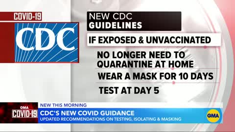 CDC no longer requires unvaccinated to quarantine after COVID exposure