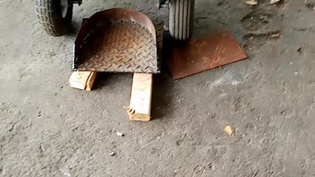 Weld machine cart