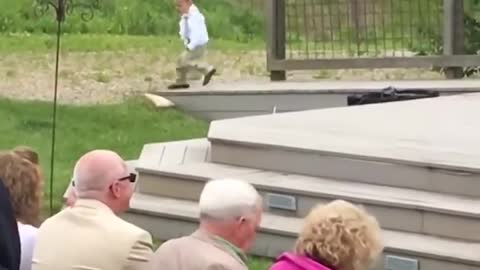 a kid enters a wedding