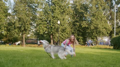 Let's play sport with my four-legged friend!