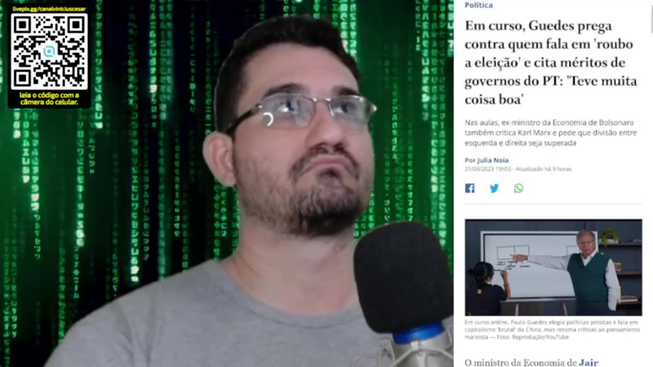 Para os gados imbecis, teoria da conspiração!