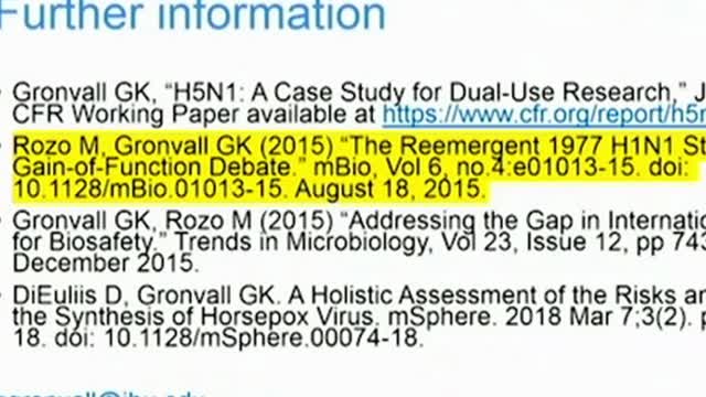 1977 H1N1 "result of vaccine trial that went very seriously awry"