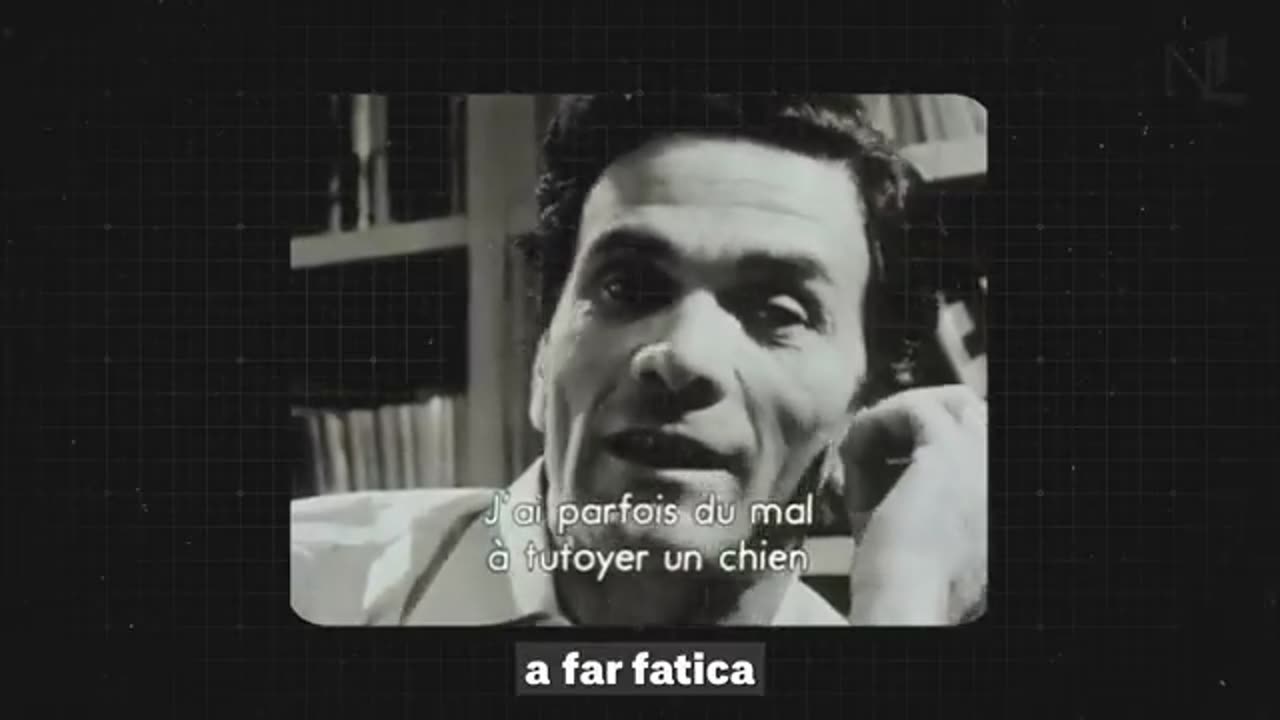 PIER PAOLO PASOLINI - L'intellettuale che sapeva troppo