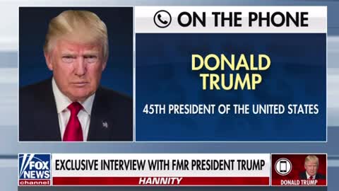 April 13th, 2022: President Donald J Trump Interview on Hannity