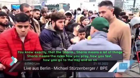 Muslim man living in Germany: “When Muslims become the majority, we will take