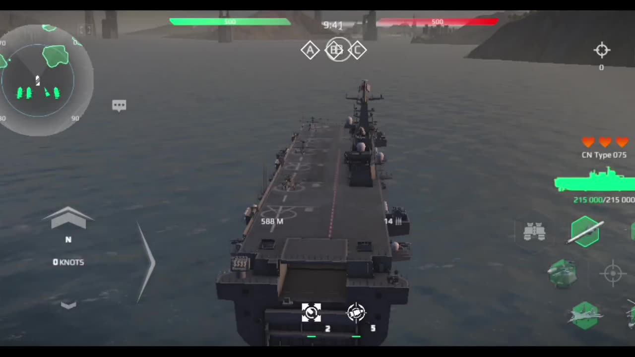 Modern Warships Mobile Battle | CN Type 075 (Carrier) Gameplay | High Graphics Android Game