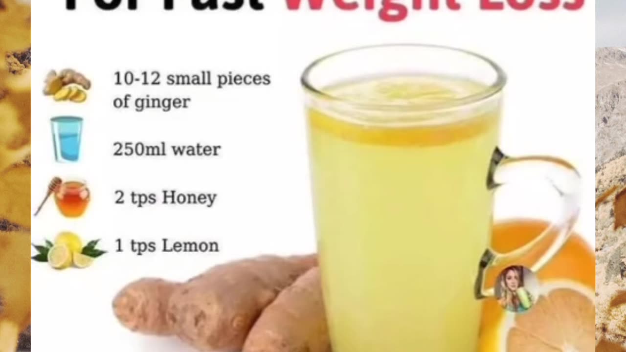 Quick Weight Loss: Ginger Water Recipe 🌿🥤2023 #shorts