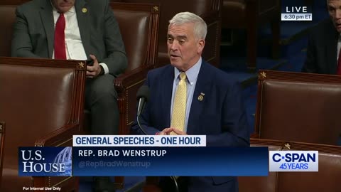 Wenstrup Delivers Remarks at Special Order on 2017 Congressional Baseball Shooting