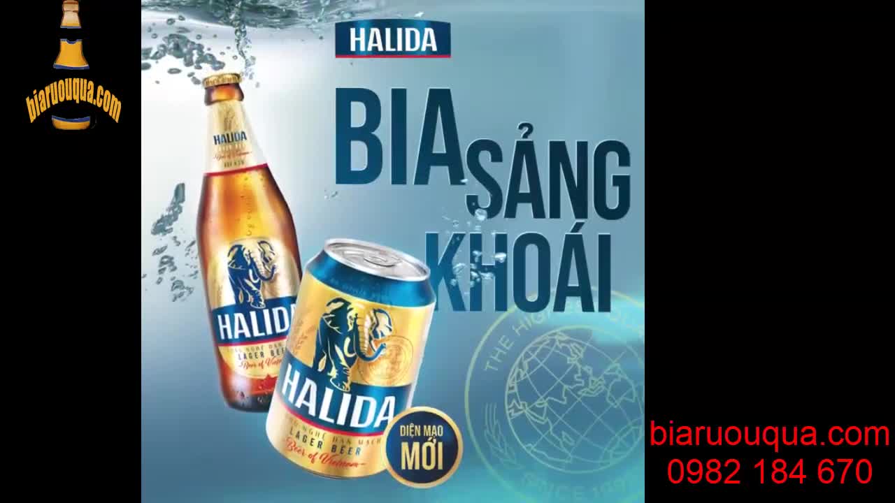 Bia Halida diện mạo mới - Nhìn sảng khoái ngay