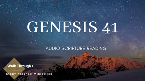 Genesis Chapter 41- Day 41 of Walking Through The Entire Bible With Stony Kalango
