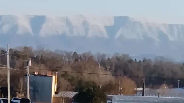 Snow on our beautiful mountains