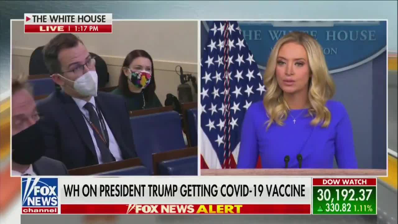 Kayleigh McEnany: President Donald J. Trump "will be encouraging all Americans to take the vaccine"