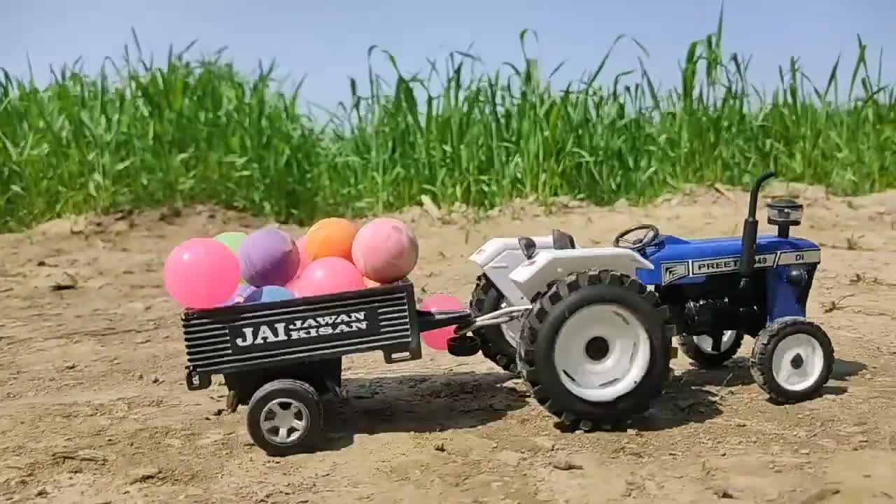 John Deere Tractor And Swaraj Tractor Accident Pulling Out JCB