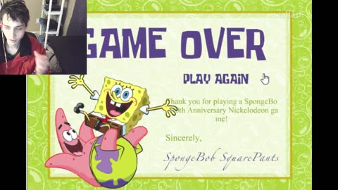 Failed Attempt #70 To Earn The Highest Score In The SpongeBob SquarePants Deep Sea Leap Video Game