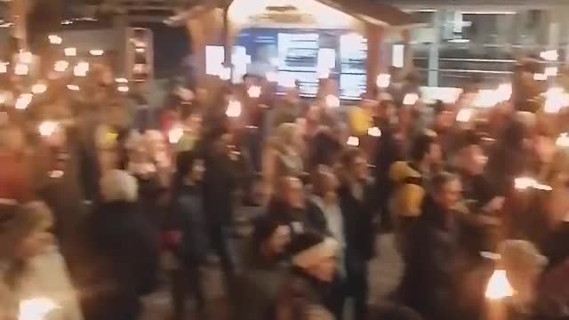 Switzerland out in force tonight against c0vid passports