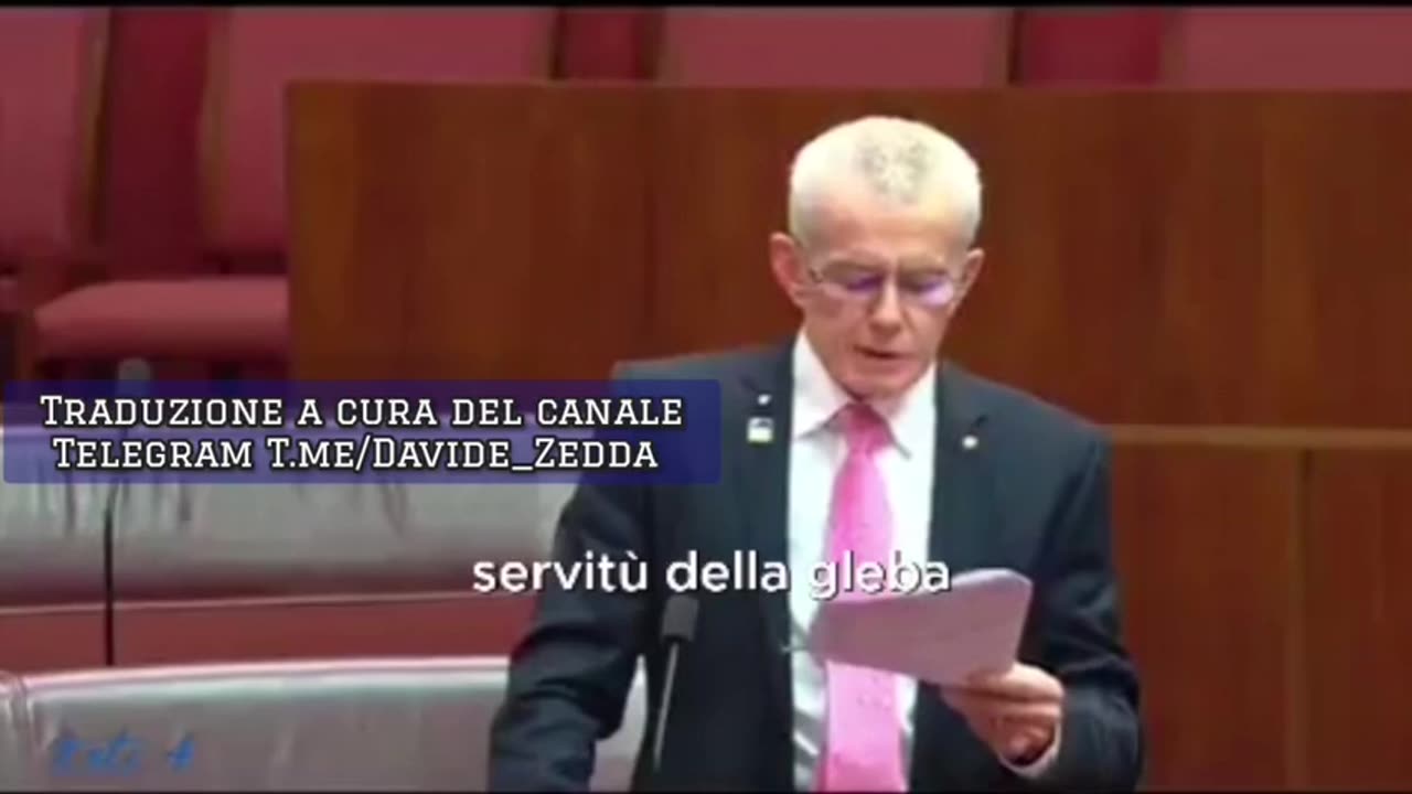 SENATORE AUSTRALIANO MALCOLM ROBERTS: "LA VITA PER...