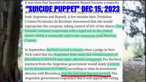 Remarque88 Jan 18, 2024 - JAVIER MILEI - ARGENTINA'S SLIMY WEF KLEPTOCRAT