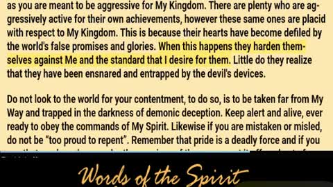 Words of the Spirit. Aug 21 2022