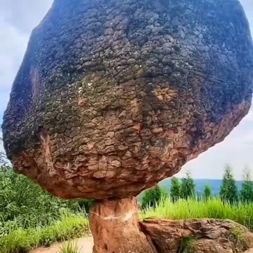 mysterious stone block