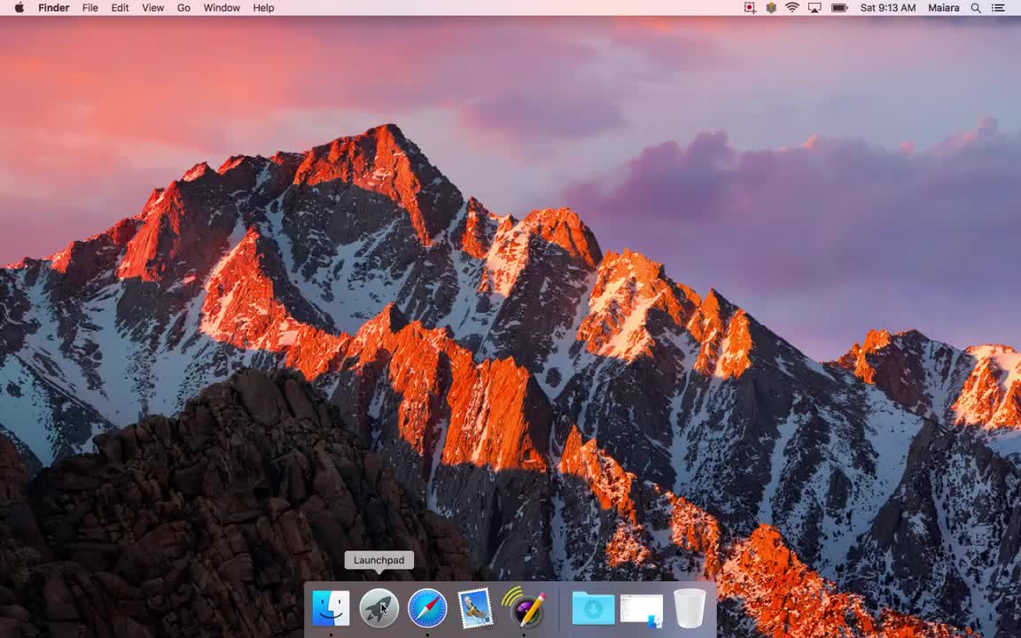 Mac Desktop setup