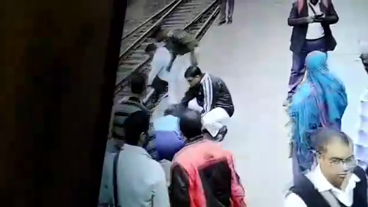 Shock on Railway station