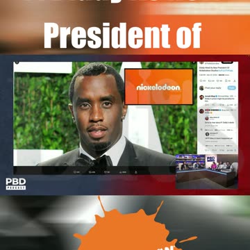 P. Diddy New President of Nickelodeon #trending #viral #shorts #explore #bitsentertainmentnews